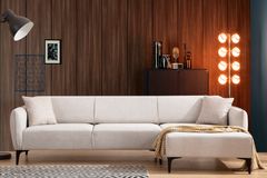 Bellisimo Hoekbank Rechts, Creme