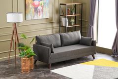 Bella Soft 3-Zitsbank, Antraciet