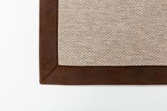 Vanant Plain Rug, 200 x 300 cm, Cream & Brown