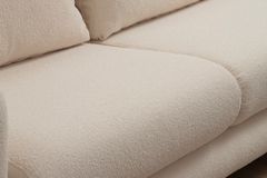 Lilly Boeket 3-Zitsbank, Crème