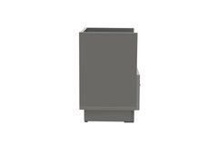 Henry Single Bedside Table, Anthracite