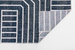 Natsu Machinetapijt, 80x150 cm, Blauw