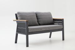 Capella Dubbele Tuinloungeset, Antraciet