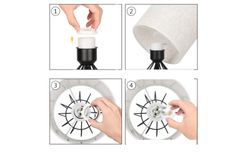 Angelie Tafellamp, Zwart