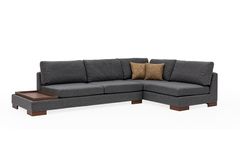 Tulip Hoekbank Rechts, Antraciet (Zonder pouf)