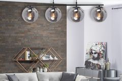 Gage Glazen Hanglampen Serie, Gerookt Grijs