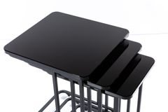 Mono C Bijzettafel, 3 Dlg, Zwart