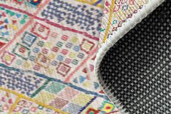 Aida Boujdour Machinetapijt, 80x150 cm, Veelkleurig