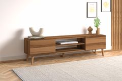 Plane TV Unit, 150 cm, Walnut