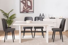 Luke Eettafel, Wit, 160X90