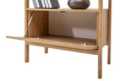 Nala Rattan Bookcase, 182,5 cm, Oak