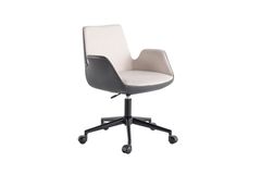 Dora Bureaustoel, Crème Antraciet