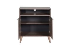 London Hallway Storage Cabinet, Light Wood