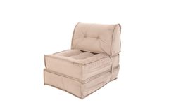 Mocca Opklapbare Fauteuil, Beige