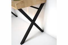 Neptune Desk, Oak & Black