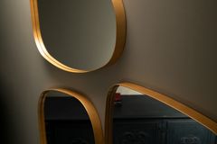 Otto Zen 3-Dlg Spiegel Set, Goud