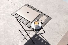 Bino Opklapbare Tuintafel, Rookgrijs