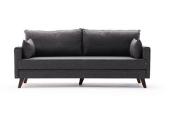 Bella Soft Slaapbank, Antraciet