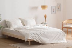 Luna Simply Colors Dekbedovertrekset van Gewassen Katoen, Ecru, Tweepersoons