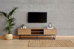 New Laxus TV-Lowboard, 180 cm, Nussbaum 