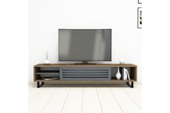 Sauer Modern TV Unit, 160 cm, Walnut