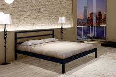 Vigo Bedframe, 160x200 cm, Zwart