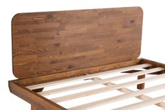 Luna Lucas Houten Bedframe, 120x200 cm, Walnoot