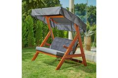 Helen 2-Person Porch Swing, Grey