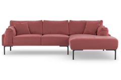 Leo Corner Sofa Right Chaise, Dusty Pink