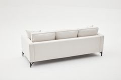 Berlin 3-Zitsbank, Creme Zwart