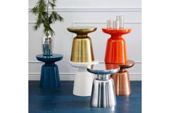 Venolta Bijzettafel, Zilver