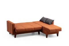 Polia Hoekbank en Fauteuil, Steenrood