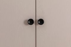 Eti Rond Handvat, Zwart