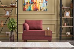 Fly Fauteuil, Links, Bordeauxrood