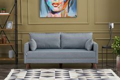 Bella Soft 2-Zitsbank, Blauw