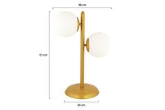 Siena Tafellamp, Goud