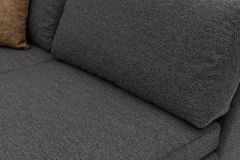 Tulip Hoekbank Links, Antraciet (Zonder pouf)