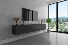 Holand TV Unit, 180 cm, Anthracite