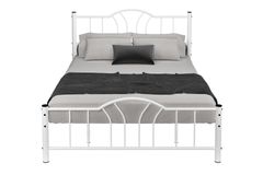 Bella Metalen Bedframe, 140x190 cm, Wit