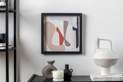 Rune Dubbele Travertijn Gestructureerde Tafel, 40x40 cm