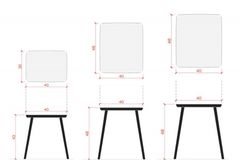 Zerenland High Gloss Bijzettafel, 3-Dlg, Roze Wit