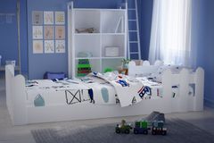 Sanguine Montessori Children Bed, 90 x 190 cm, White