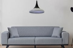 Bellezza Paladin 1-Light Pendant, Grey