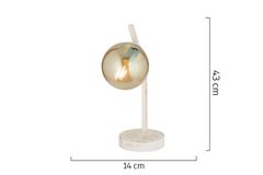 Ferris Tafellamp, Wit