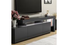 Belice TV Unit, 192 cm, Grey