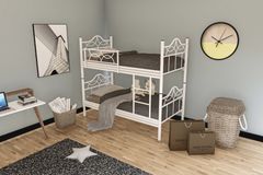 Hadley Stapelbed, 90x190cm, Wit