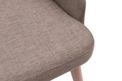 Millennium Dining Chair, Taupe & Oak
