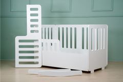Moremo Lego Simple Children's Bed Frame, White