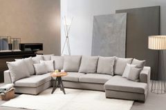 Grande Hoekbank Rechts, Beige