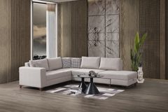 Masse Hoekbank Rechts, Creme